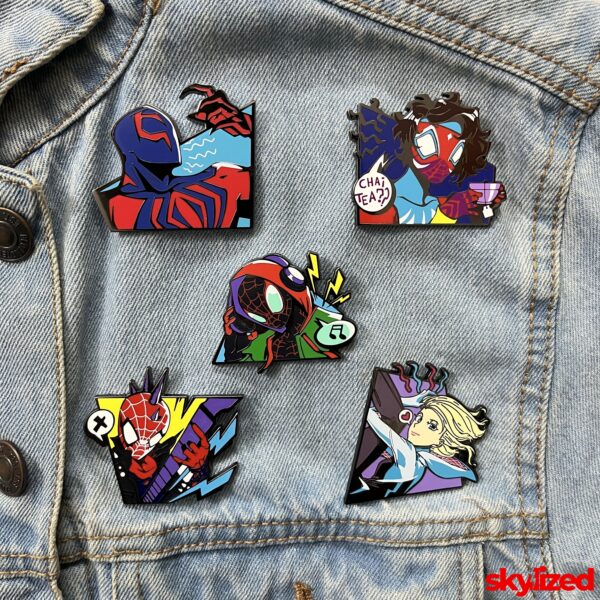 Spider-Verse Lapel Pins