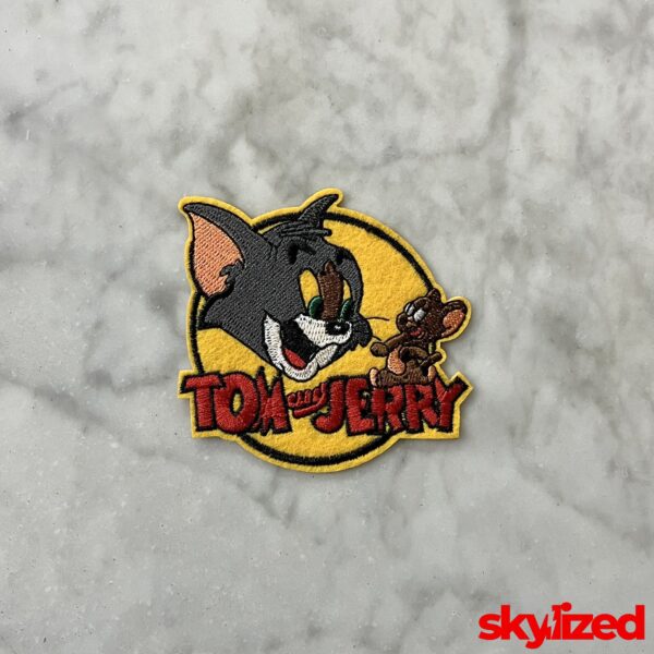 Tom & Jerry Embroidered Iron-on Patch