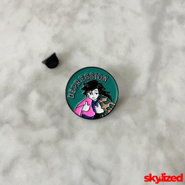 Giyu Tomioka Lapel Pin