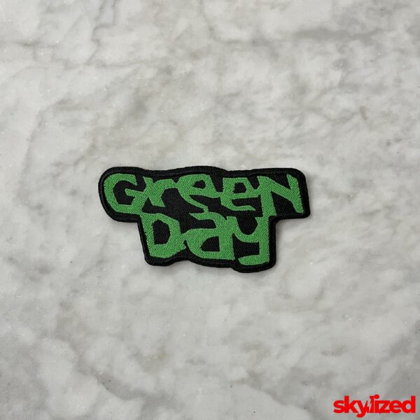 Green Day Embroidered Iron-on Patch