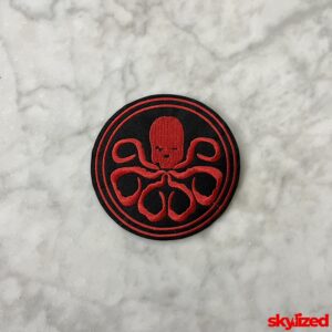 Marvel's HYDRA Symbol Embroidered Iron-on Patch