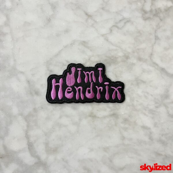 Jimi Hendrix Embroidered Iron-on Patch