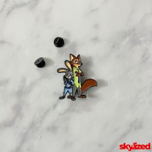 Judy & Nick Lapel Pin