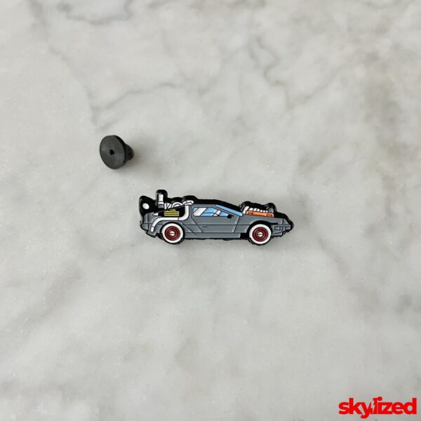 DeLorean Time Machine Lapel Pin
