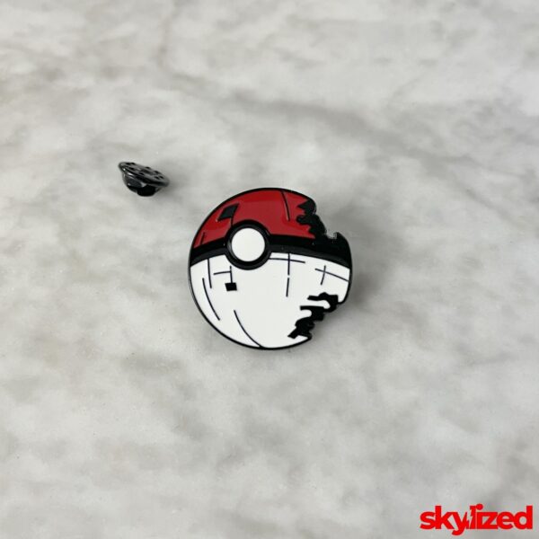 Death Star Poké Ball Lapel Pin