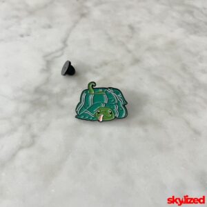 Slytherin Snake Lapel Pin