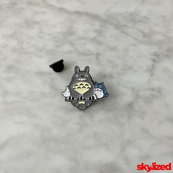 Totoro Playing Keyboard Lapel Pin