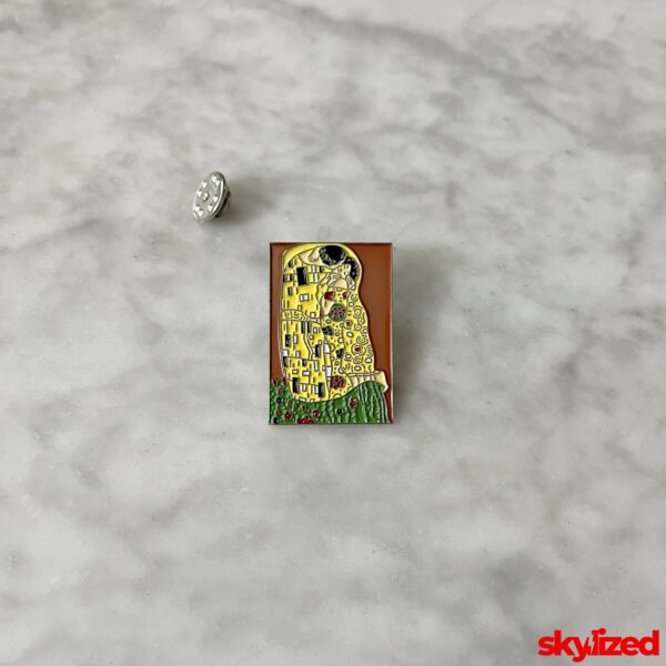Gustav Klimt's The Kiss Lapel Pin