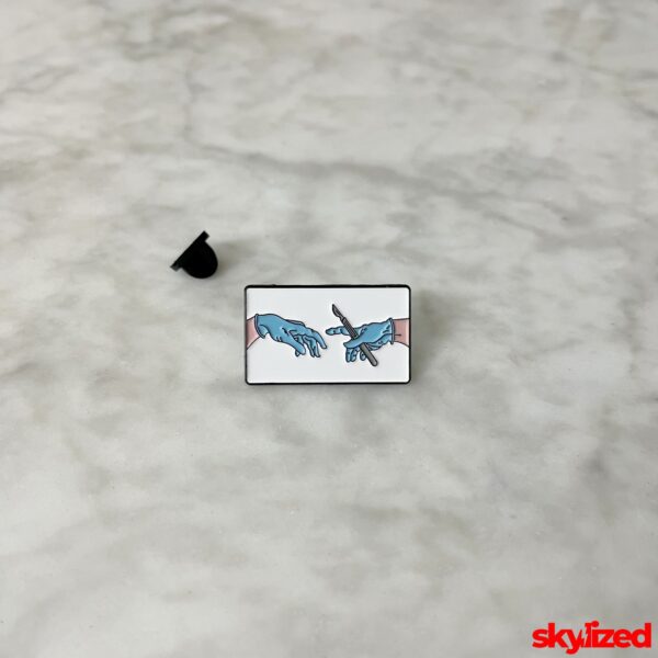 Creation of Surgery Lapel Pin