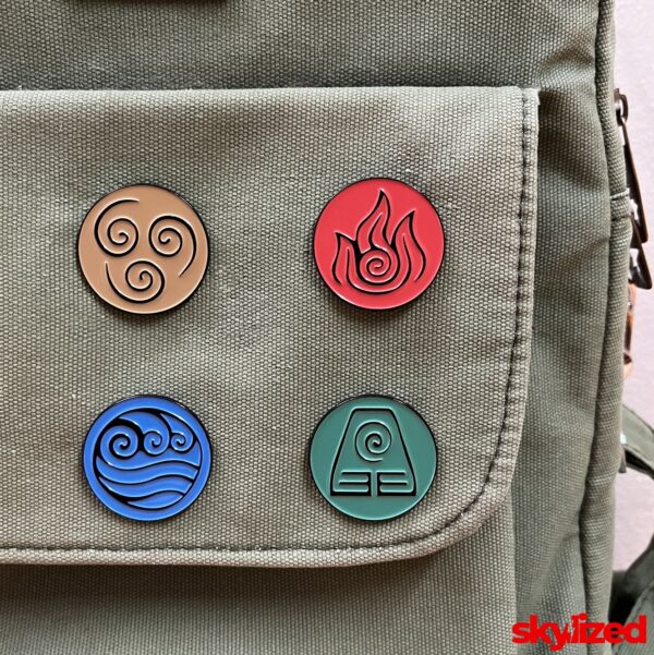 Avatar: The Last Airbender Elements Lapel Pins