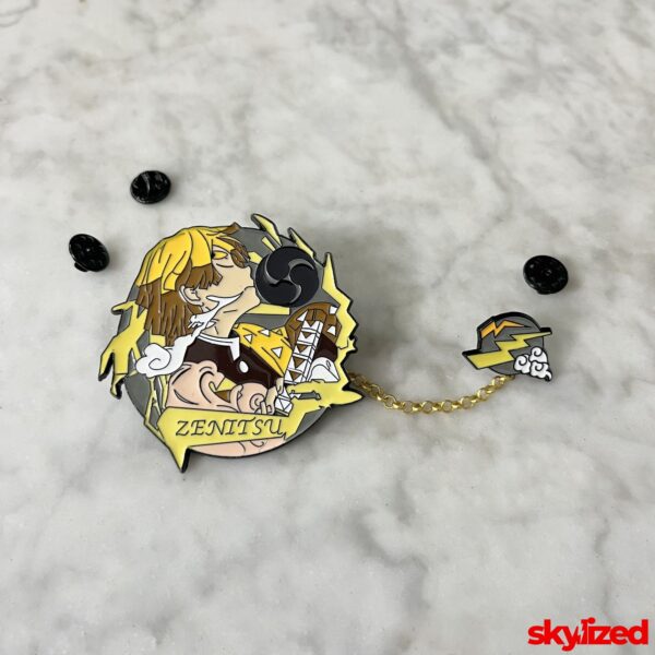 Zenitsu Agatsuma Lapel Pin