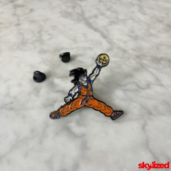 Jordan Goku Lapel Pin