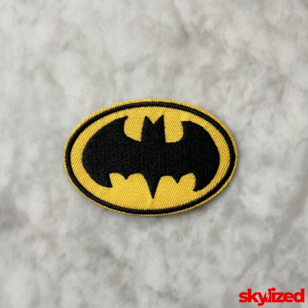 Batman Logo Embroidered Iron-on Patch