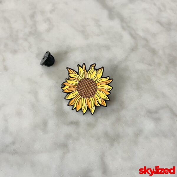 Sunflower Lapel Pin