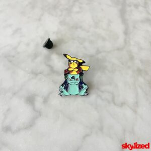 Pikachu & Bulbasaur Lapel Pin
