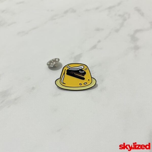 Stapler in Jello Lapel Pin