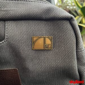 Golden Ratio Lapel Pin
