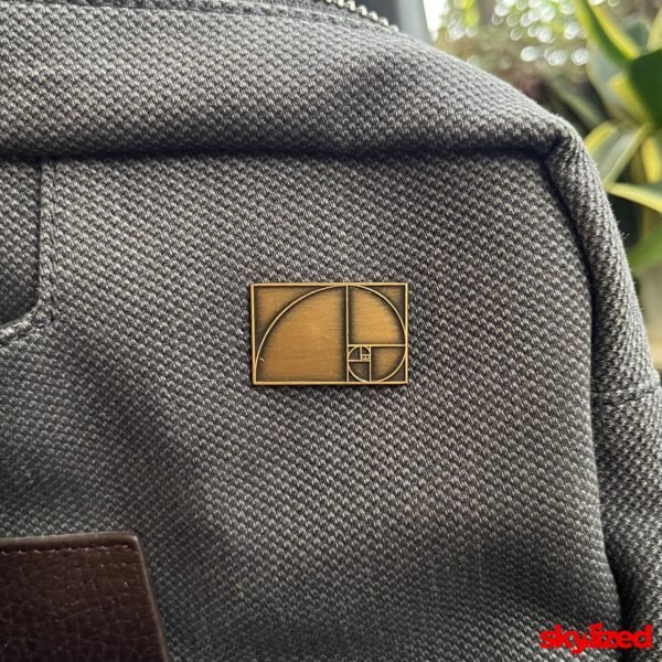 Golden Ratio Lapel Pin