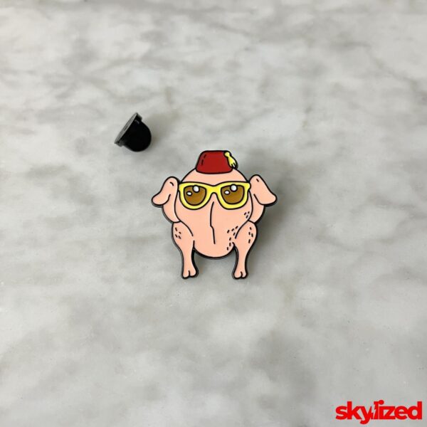 The One with the Thanksgiving Turkey Lapel Pin