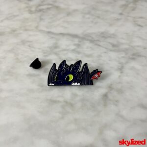 Toothless Lapel Pin