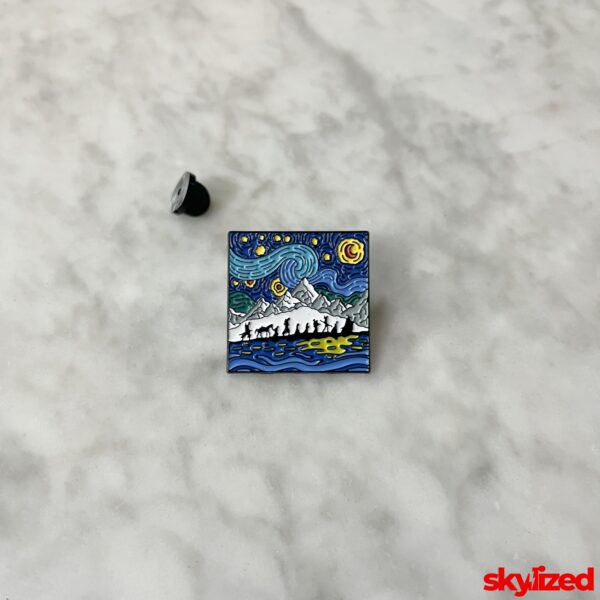 The Fellowship on Starry Night Lapel Pin