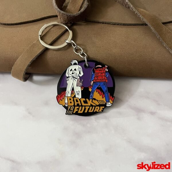 Back to the Future Keychain