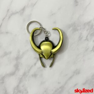 Loki's Helmet Keychain