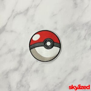 Poké Ball Embroidered Iron-on Patch