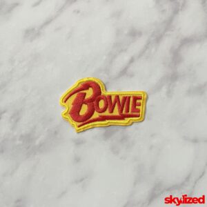 David Bowie Embroidered Iron-on Patch
