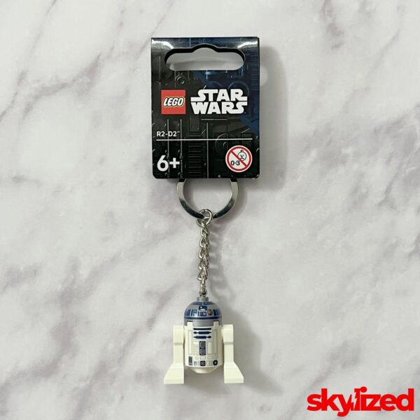 R2D2 Lego Keychain