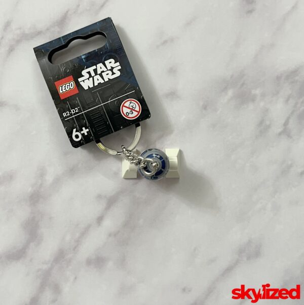 R2D2 Lego Keychain