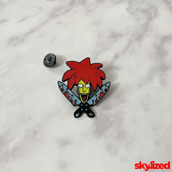 Sideshow Bob Lapel Pin