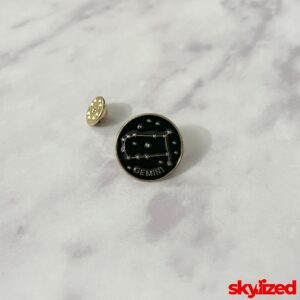 Zodiac Sign: Gemini Lapel Pin