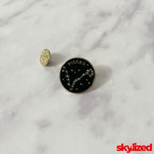 Zodiac Sign: Pisces Lapel Pin