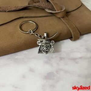 Samurai Mask Helmet Keychain
