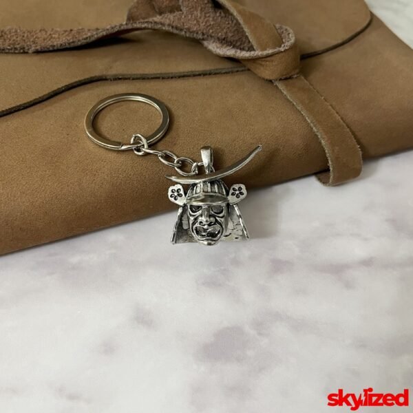 Samurai Mask Helmet Keychain