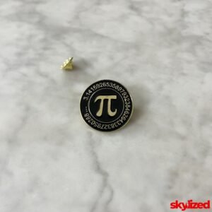 Pi Symbol Lapel Pin