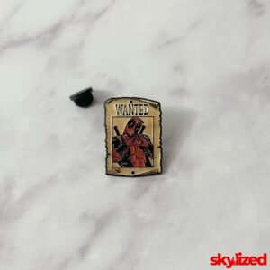 Deadpool Wanted Poster Lapel Pin