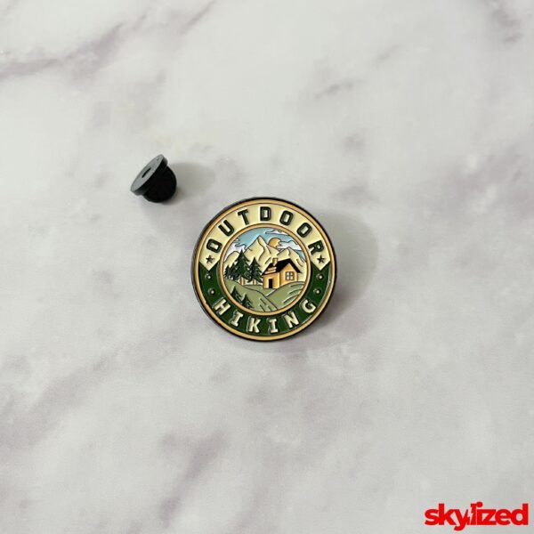 Outdoor Hiking Lapel Pin
