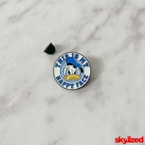 This Is My Happy Face Lapel Pin