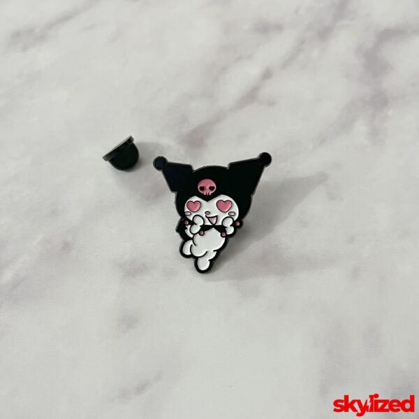 Kuromi in Love Lapel Pin