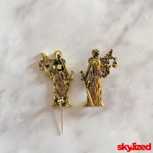 Lady Justice Lapel Pin