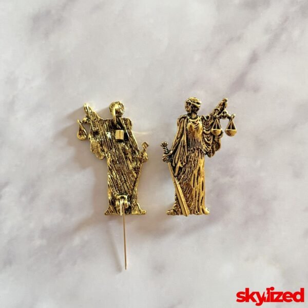 Lady Justice Lapel Pin