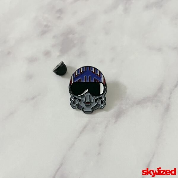 Pilot Helmet Lapel Pin