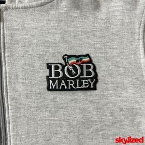 Bob Marley Embroidered Iron-on Patch