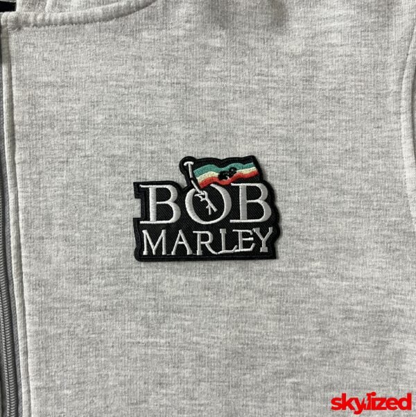 Bob Marley Embroidered Iron-on Patch