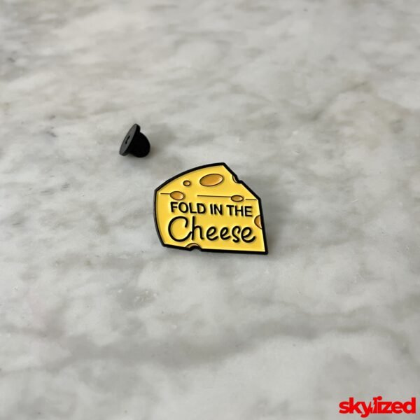 Fold in the Cheese Lapel Pin