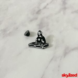 DJ Mona Lisa Lapel Pin
