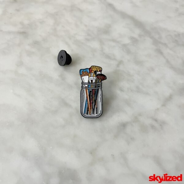 Painting Brush Lapel Pin