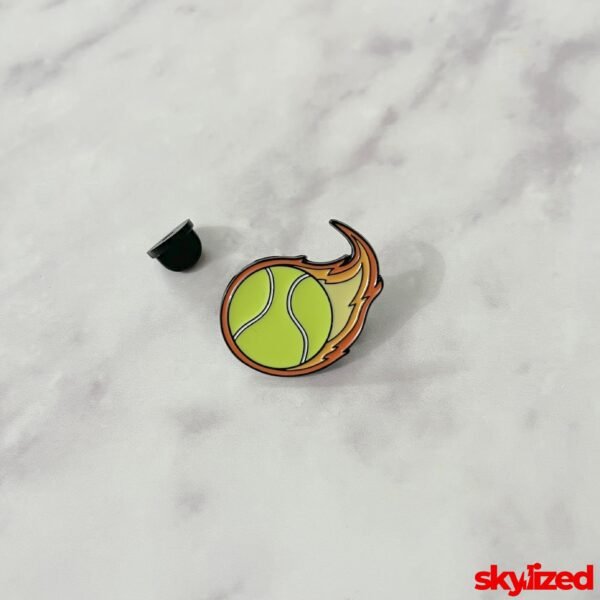 Tennis Ball Lapel Pin